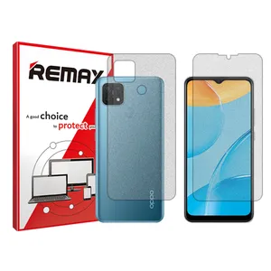 Remax Resistant model matte screen protector suitable for the Oppo A15 mobile phone along with the back of the phone protector 