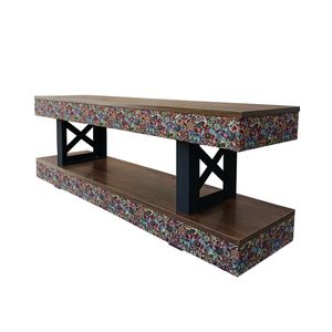 میز تلویزیون مدل ترمه دو طبقه مناسب برای تلویزیون تا 52 اینچ