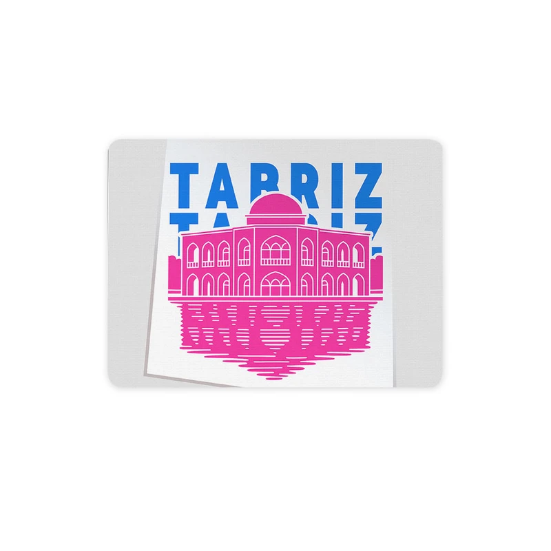 ماوس پد ترمه طراحان ایده مدل نماد ائل گلی تبریز کد map0007 سایز 19*28 سانتی متر