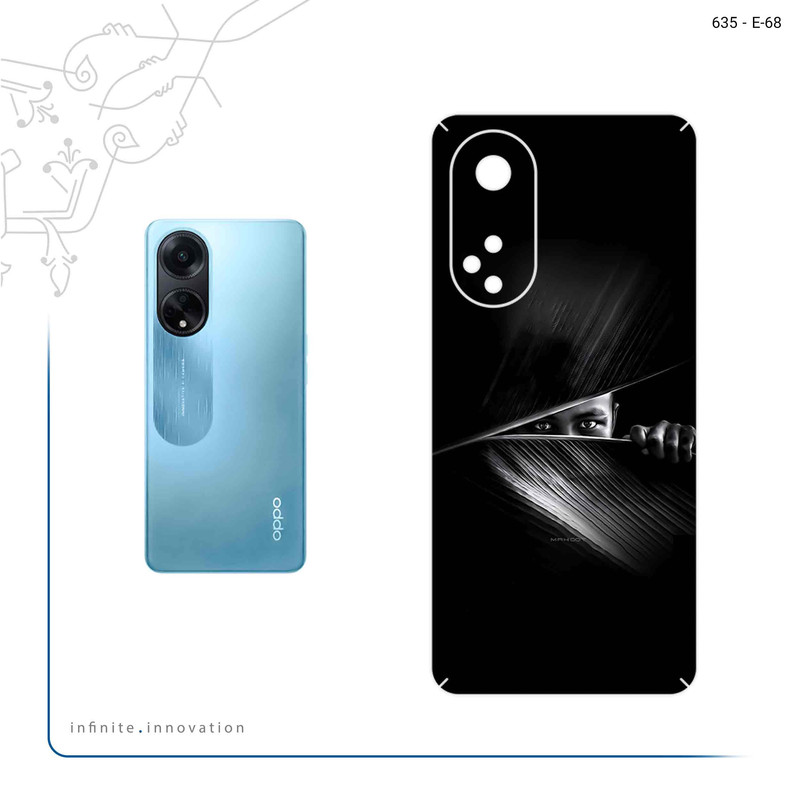 برچسب پوششی ماهوت مدل Black Portrait مناسب برای گوشی موبایل اپو A98