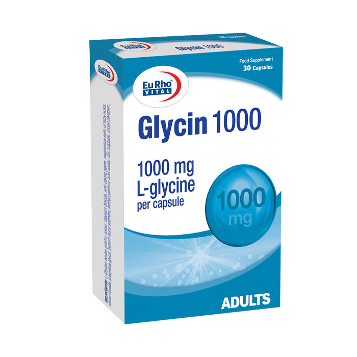 کپسول گلایسین 1000 میلی گرم یوروویتال بسته 30 عددی