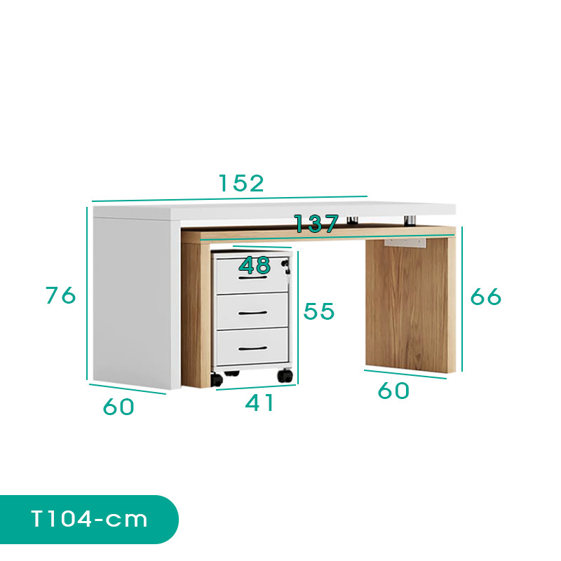 میز تحریر اسمردیس مدل T104 میز تحریر اسمردیس مدل T104