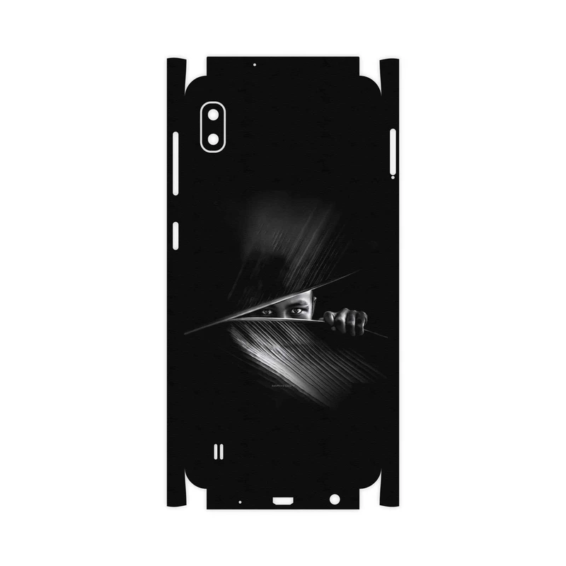 برچسب پوششی ماهوت مدل Black Portrait-FullSkin مناسب برای گوشی موبایل سامسونگ Galaxy A10
