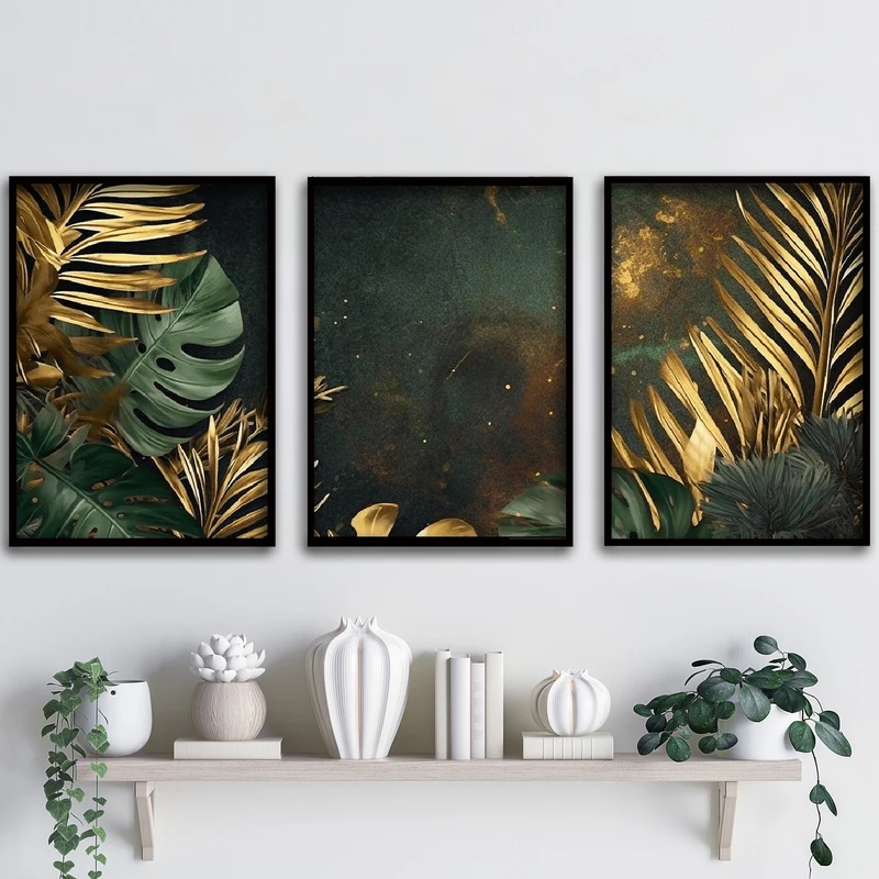 تابلو آتریسا طرح آبستره مدل ATA32 مجموعه 3 عددی 