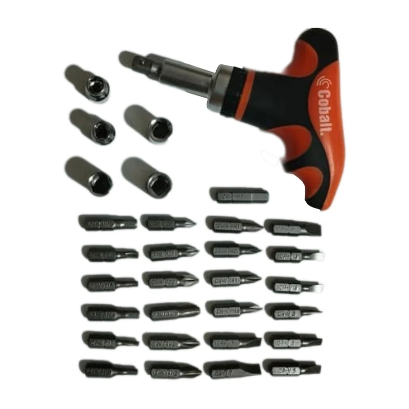 عکس شماره 9 : مجموعه  32 عددی ابزارکبالت مدل t-handle