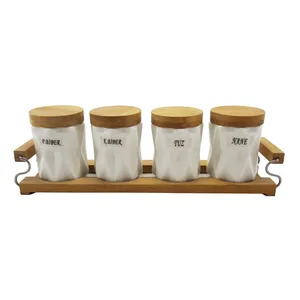 بانکه مدل بامبو کد JC6671 بسته 4 عددی به همراه استند