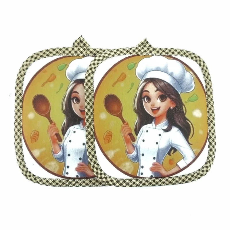 دستگیره قابلمه مدل سر آشپز کد 50302 بسته 2 عددی