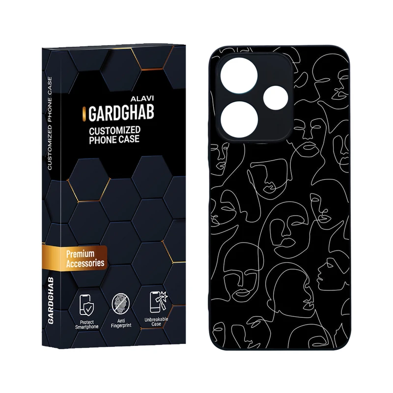 کاور گارد قاب علوی مدل دورژله ای ساده و مینیمال مناسب برای گوشی موبایل شیائومی Redmi 13 4G / 5G