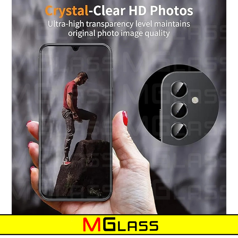 محافظ لنز دوربین ام‌گلس مدل Ring-Metal-MG مناسب برای گوشی موبایل سامسونگ Galaxy A55
