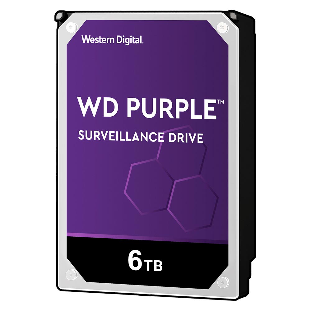 هارددیسک اینترنال وسترن دیجیتال مدل Purple WD64PURZ ظرفیت 6 ترابایت