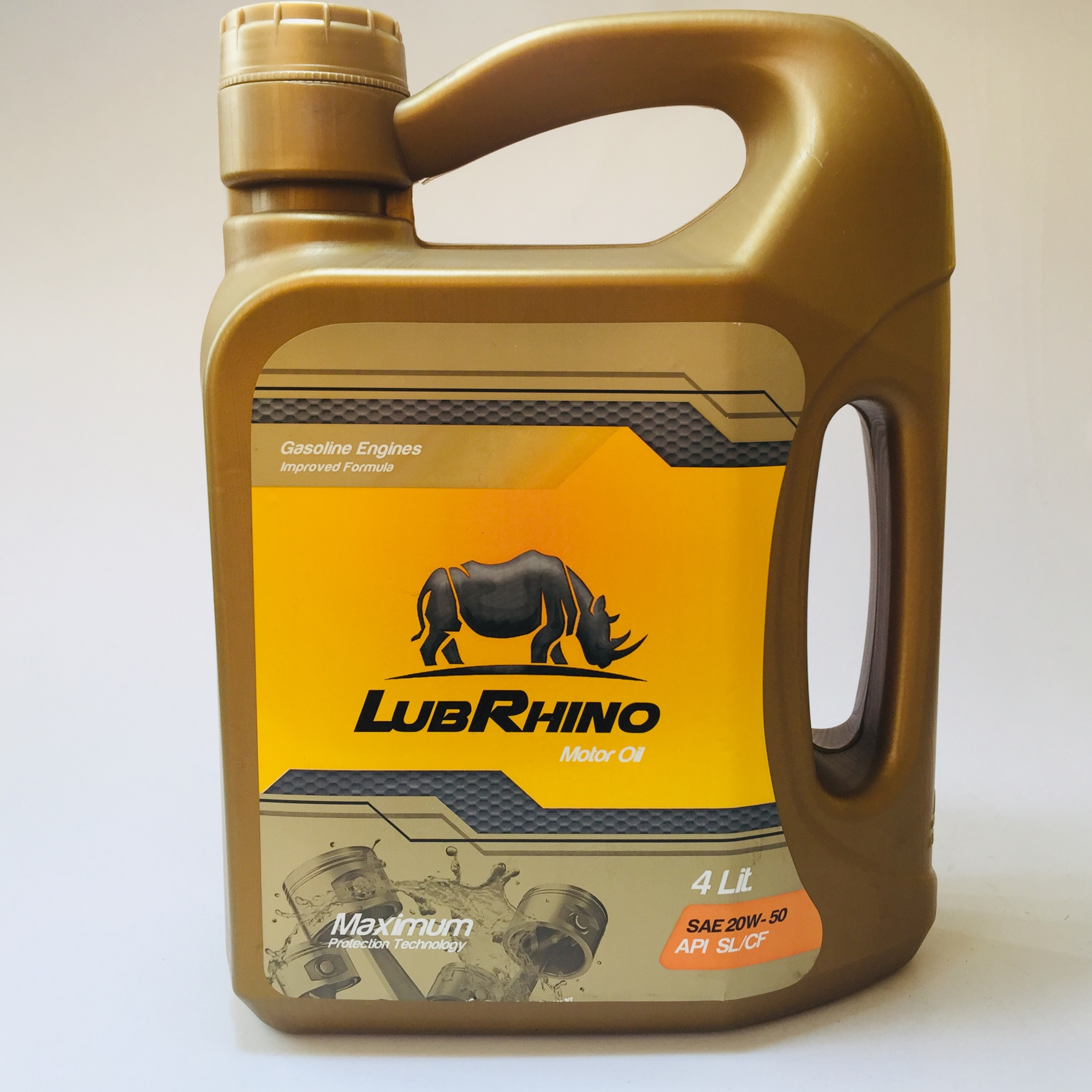 روغن موتور خودرو لوبرینو مدل Gasoline Engines SAE20W-50 حجم 4000 میلی لیتر