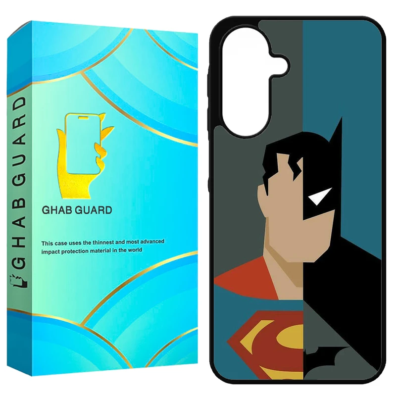 کاور قاب گارد طرح بتمن و سوپر من مدل GA26 مناسب برای گوشی موبایل سامسونگ Galaxy A26 5G / Galaxy A17 5G