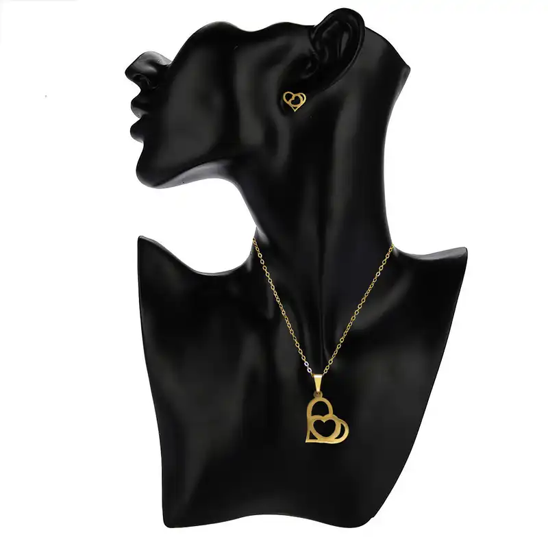 نیم ست زنانه طرح قلب کد RKH_1613