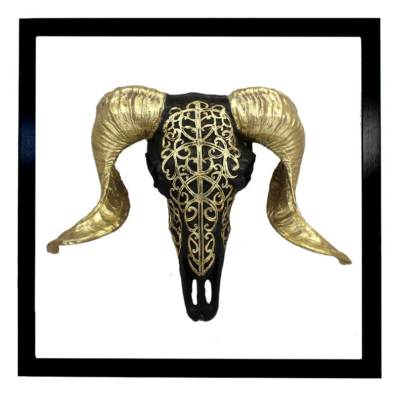 دیوارکوب مدل جمجمه گوزن کد 50-50 مجموعه ۲ عددی
