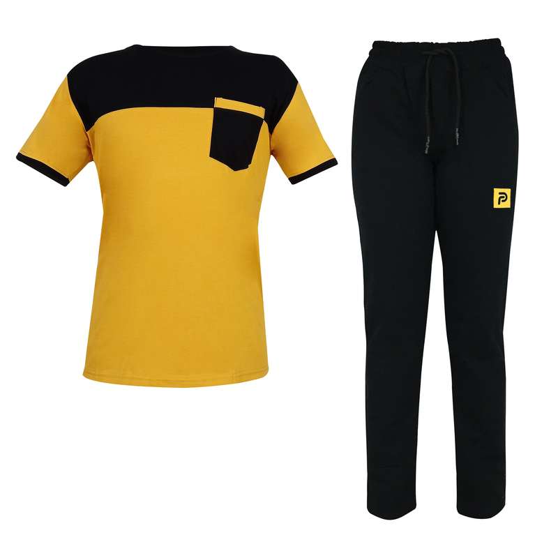 ست تی شرت و شلوار مردانه پیکسل مدل تیکه دوزی