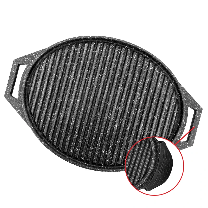 عکس شماره 2 : تابه گریل نیلا مدل دست ساز سایز 33