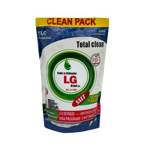 نمک ماشین ظرف شویی توتال کلین مدل all in one وزن 1500 گرم