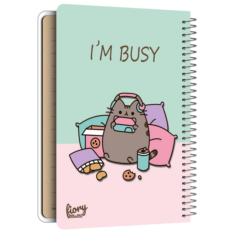 دفترچه یادداشت مستر راد طرح کرافت مدل گربه کیوت فانتزی کد fiory 1928