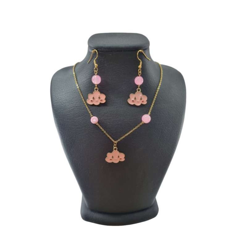 نیم ست دخترانه مدل ابر خوشحال