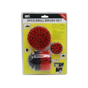 فرچه مبل شوی سر دریلی جی تی آی مدل YP-GTI/2-3.5-4INCH مجموعه 3 عددی 