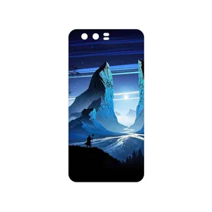 MAHOOT Blue Mountains Digital Art Cover Sticker for Honor 9