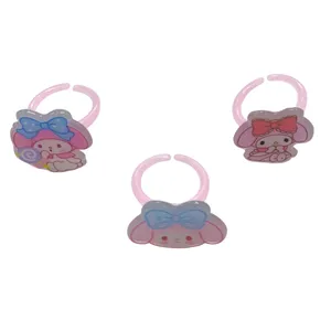 انگشتر دخترانه مدل ملودی کد VENUS-BASTEMELO02 بسته 3 عددی