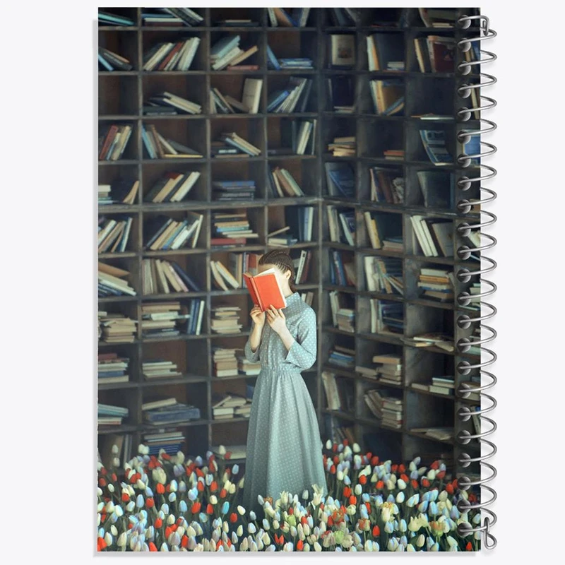 دفتر ژورنال نویسی 50 برگ خندالو مدل نقطه ای طرح کتاب کد 25867