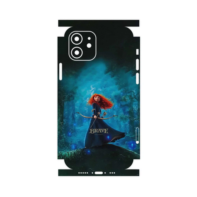 برچسب پوششی ماهوت مدل Brave-FullSkin مناسب برای گوشی موبایل اپل iPhone 12