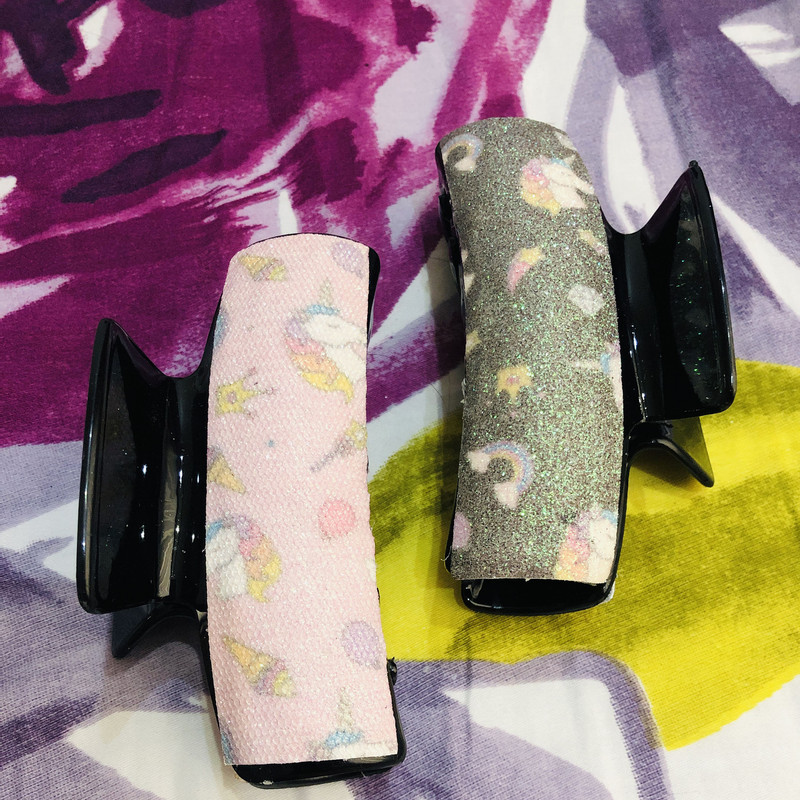 کلیپس مو زنانه مدل یونیکورن