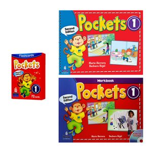 کتاب Pockets 1 (2nd Edition) اثر Mario Herrera و Barbara Hojel انتشارات الوندپویان 3 جلدی
