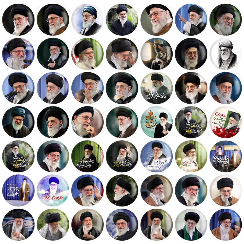 مگنت خندالو مدل تصویر رهبر کد 25 مجموعه 49 عددی