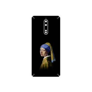 MAHOOT Girl with a Pearl Earring of Vermeer Cover Sticker for Nokia 8