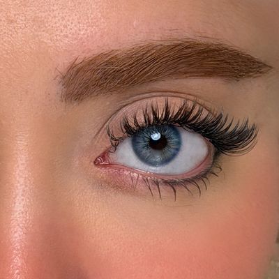لنز چشم میس لنز مدل SEPHORA BLUE رنگ آبی رگه ای بدون دور