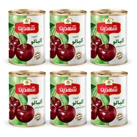 کمپوت آلبالو شهدین - 370 گرم بسته 6 عددی