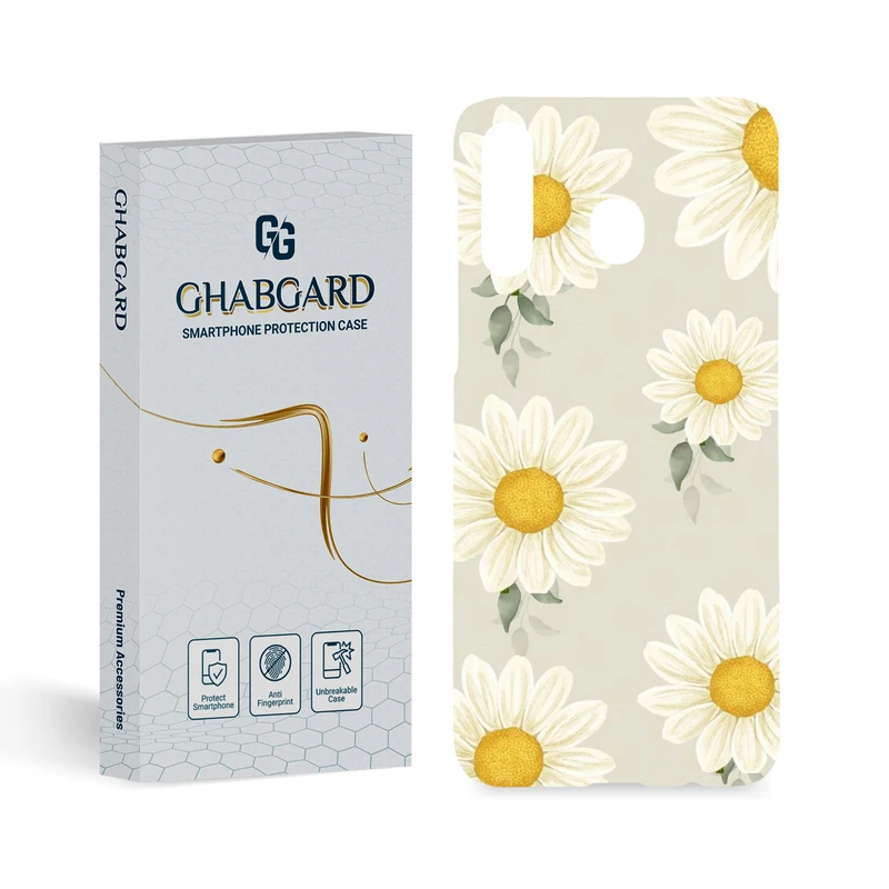 کاور قاب گارد طرح گل مناسب برای گوشی موبایل سامسونگ Galaxy M30