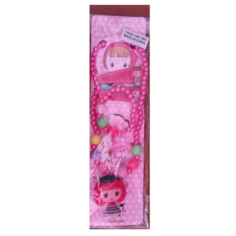 نیم ست دخترانه مدل دختر توت فرنگی کد 01 به همراه گیره مو نیم ست دخترانه مدل دختر توت فرنگی کد 01 به همراه گیره مو