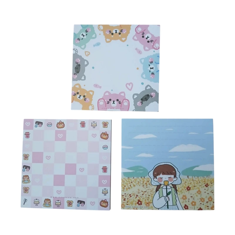 کاغذ یادداشت پانداک مدل A7 سایز 10*10 بسته 3 عددی