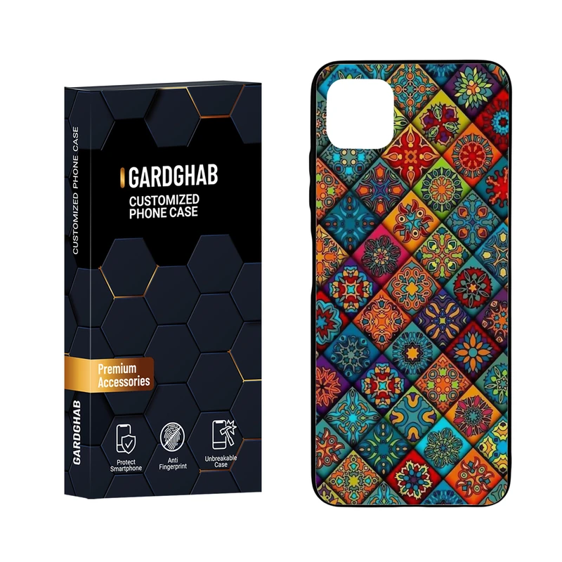 کاور گارد قاب مدل دور ژله ای هنری مناسب برای گوشی موبایل سامسونگ Galaxy A22 5G