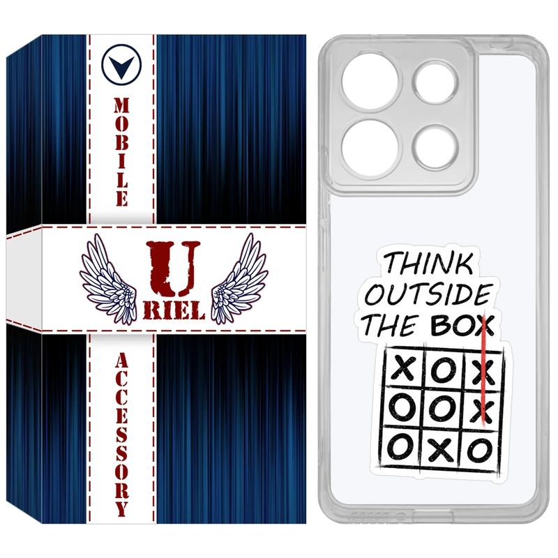 کاور یوریل مدل Clear کد 96 طرح انگیزشی مناسب برای گوشی موبایل شیائومی Redmi Note 13 4G