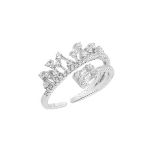 انگشتر نقره زنانه مدل RE E60