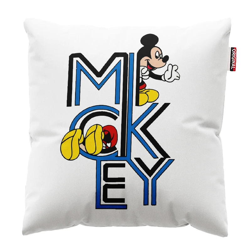   کوسن پاد آفرین طرح میکی موس کد 1562 سایز 30*30 سانتی متر