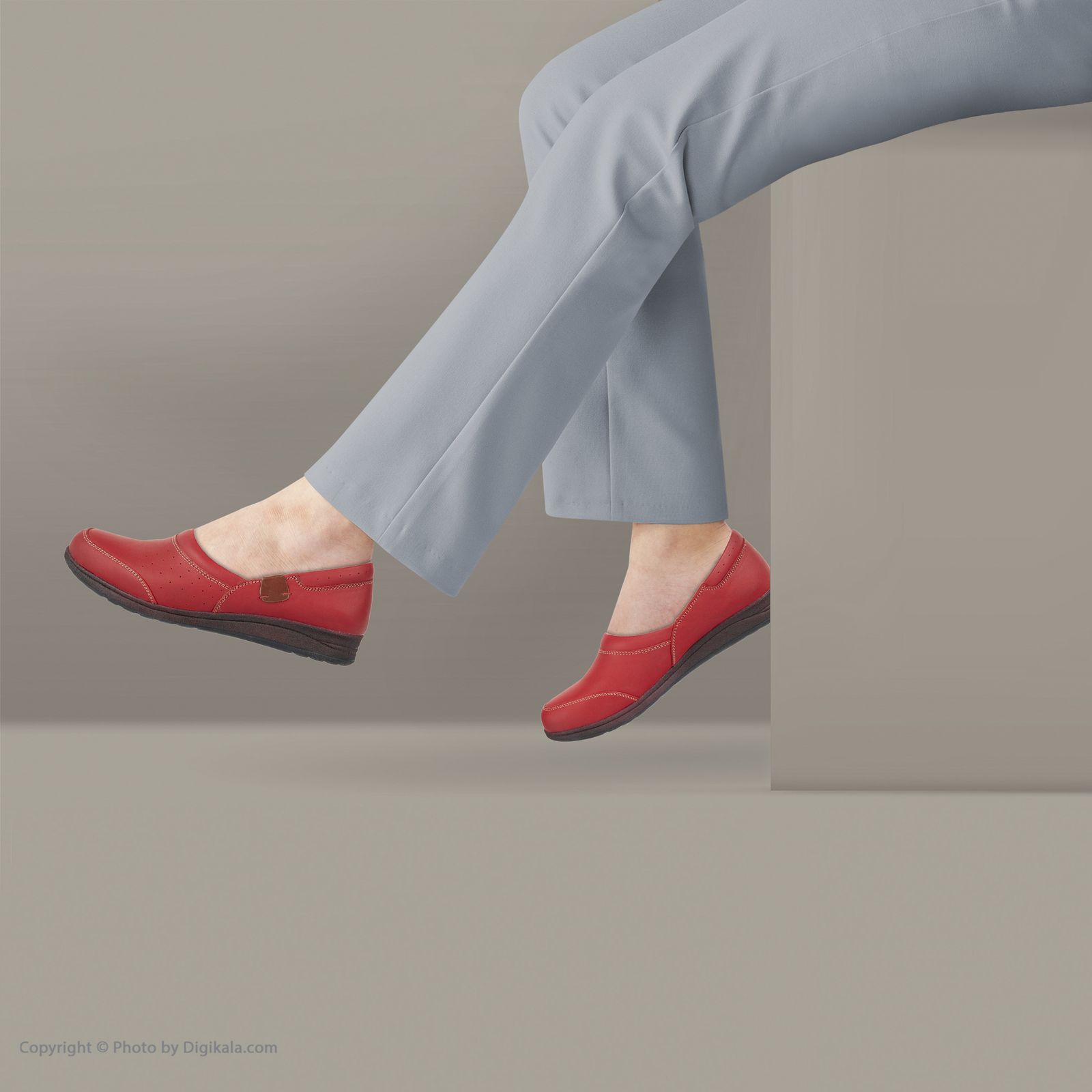 کفش روزمره زنانه ریمکس مدل 5181B500-102 - قرمز - 2