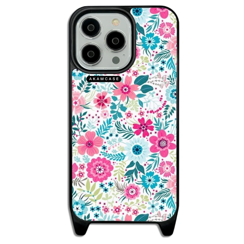 کاور آکام مدل AMCWLA13PRO-FLOWERS2 مناسب برای گوشی موبایل اپل iPhone 13 Pro