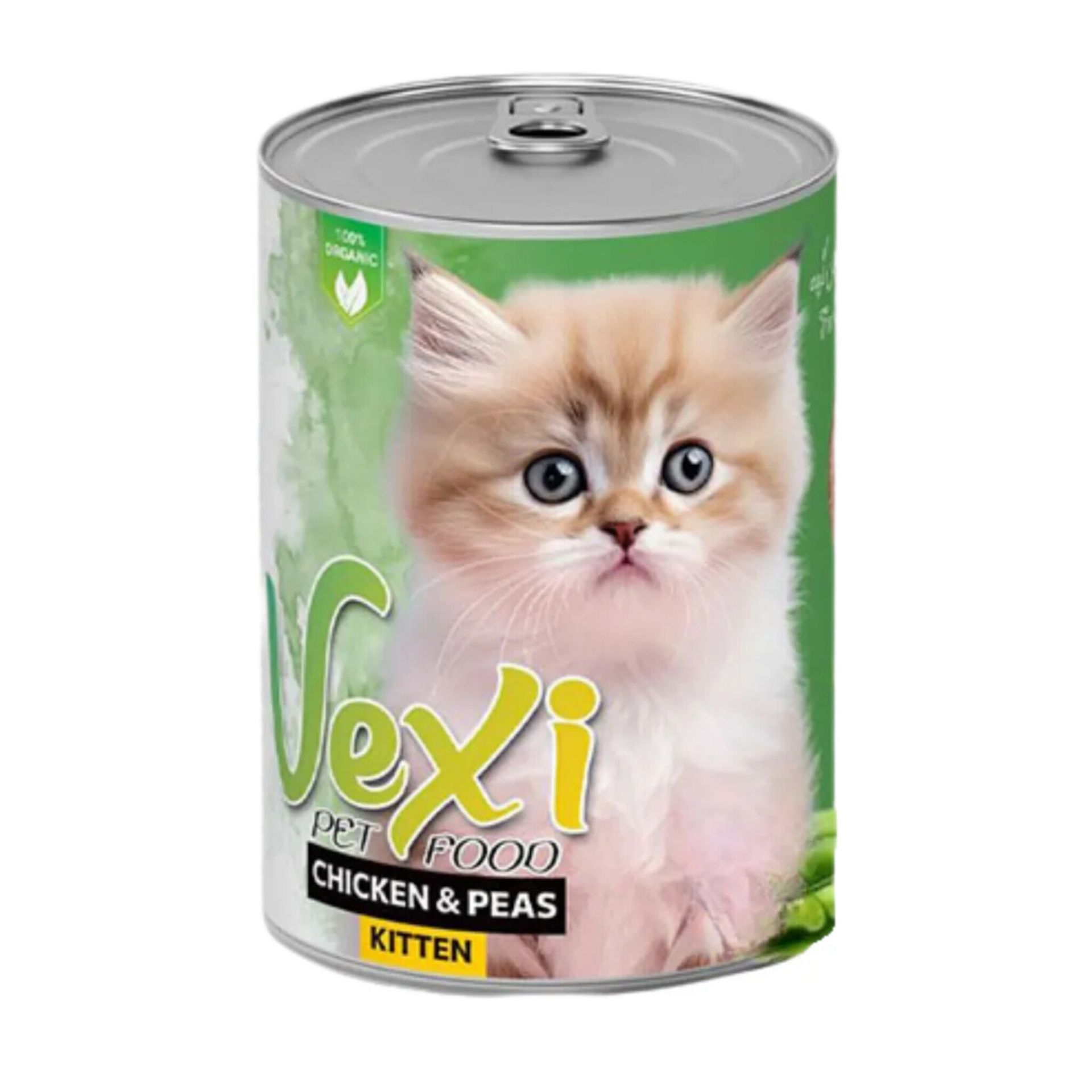 کنسرو گربه وکسی مدل پته طعم مرغ و نخود وزن 400 گرم