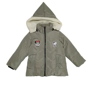 کاپشن دخترانه مدل جیب پاپیون 