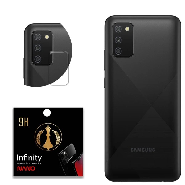 محافظ لنز دوربین اینفینیتی مدل GHZ19 مناسب برای گوشی موبایل سامسونگ Galaxy A01