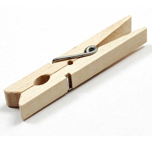 گیره لباس مدل چوبی بسته 20 عددی