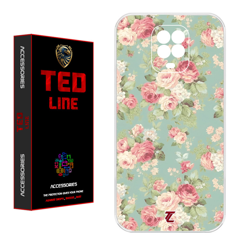 کاور تدلاین طرح گل کد 1224 مناسب برای گوشی موبایل شیائومی Redmi Note 9S / Note 9 Pro