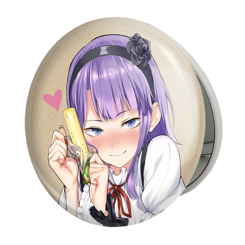 آینه جیبی خندالو طرح شیداره انیمه داگاشی کاشی Dagashi Kashi مدل تاشو کد 22532 