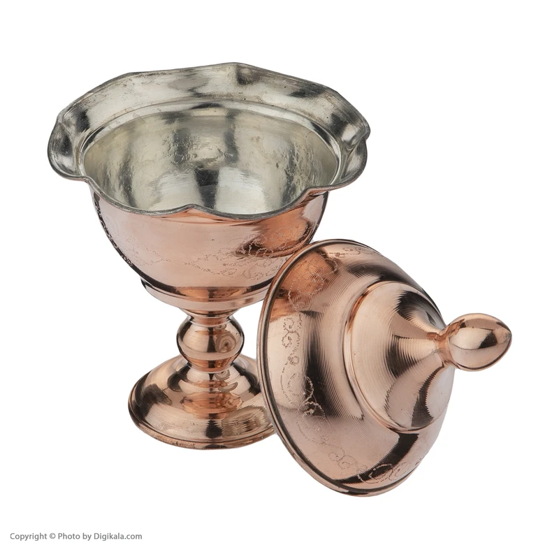 عکس شماره 4 : قندان مسی مس زنجان کد 6